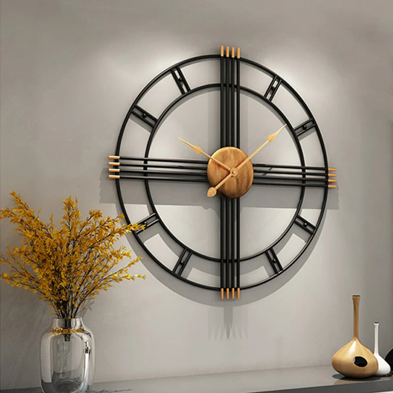 modern wall clock Nordic creative silent decoration