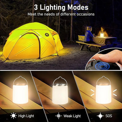Usb rechargeable lamp for camping and outdoor activities - vue 5 sur 6