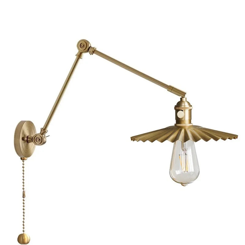 Modern adjustable copper LED wall light - vue 21 sur 23
