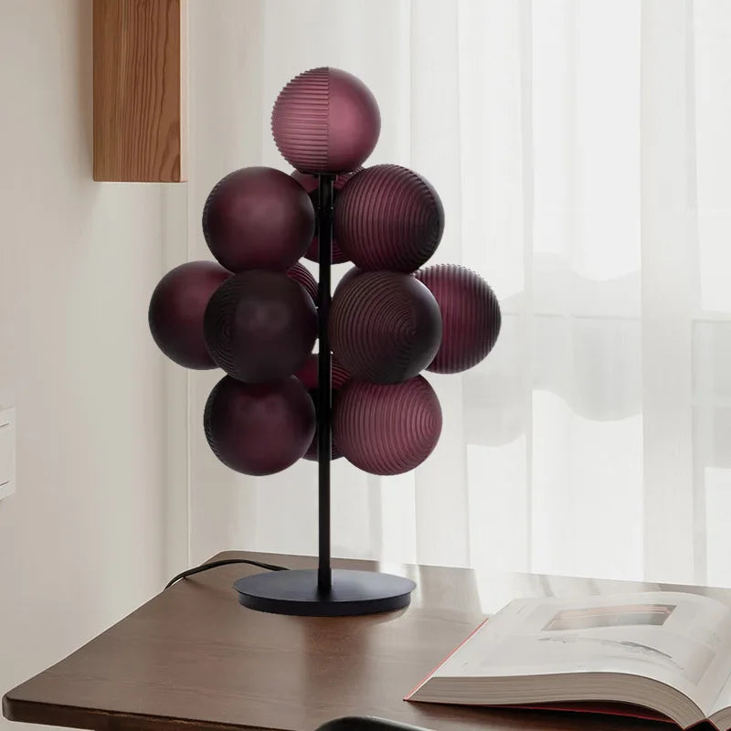 Creative glass chandelier grape design for modern interiors - vue 3 sur 15