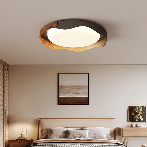 American retro wabi-sabi ceiling light high-end creative - vue 6 sur 12