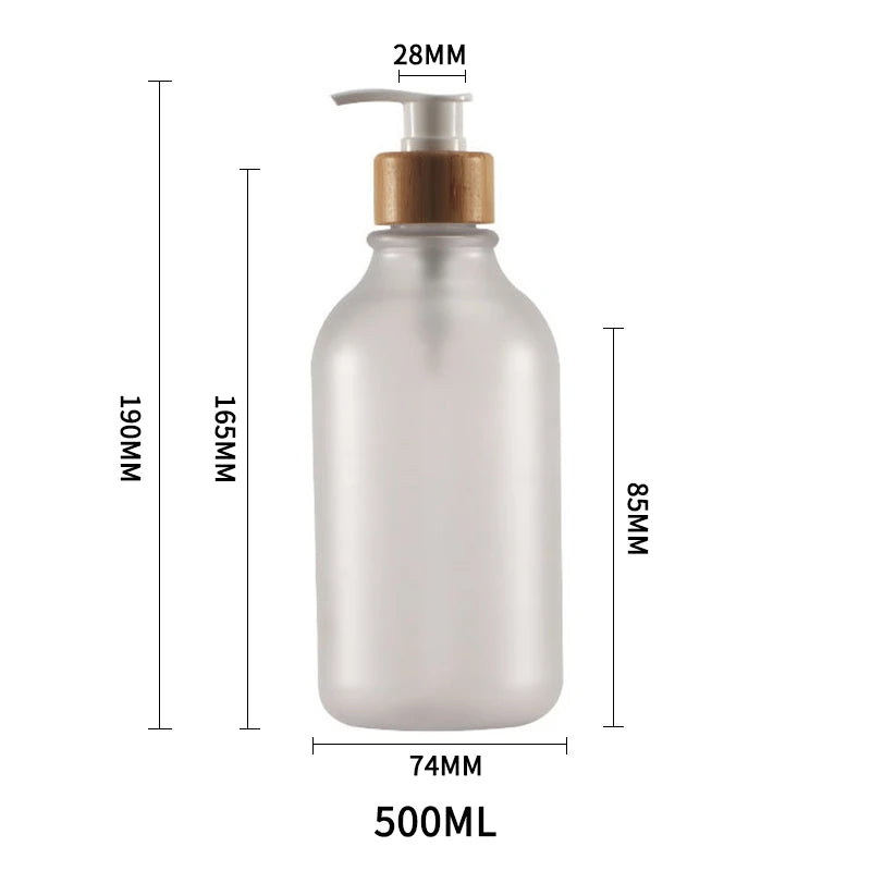 refillable pump bottle for shampoo and shower gel - vue 12 sur 33