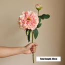Silk artificial peony bouquet for weddings and home decor
