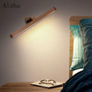 Portable LED wall light with USB charger and touch control
