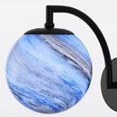 Nordic glass lampshade for sofa background and staircase