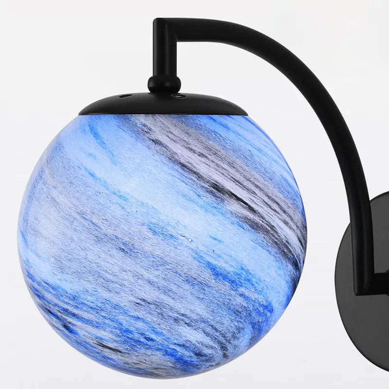 Nordic glass lampshade for sofa background and staircase - vue 5 sur 10