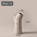 decorative ceramic tree trunk vase for flowers