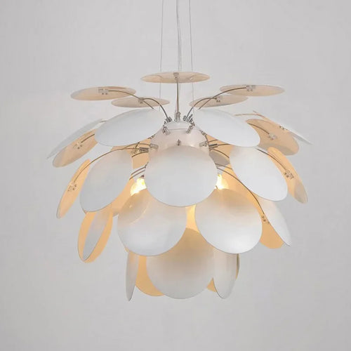 Modern glass pine cone chandelier for interior decoration - vue 3 sur 9