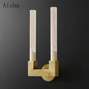Retro clear glass wall light for interior decoration