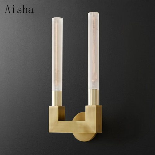 Retro clear glass wall light for interior decoration - vue 3 sur 12