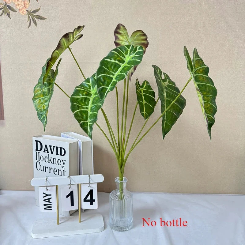 Artificial plant with 9 heads for indoor and outdoor decoration - vue 7 sur 11