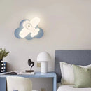 Helicopter wall light for a modern and cosy children's bedroom