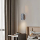 Marble and wood art deco wall light for elegant interiors