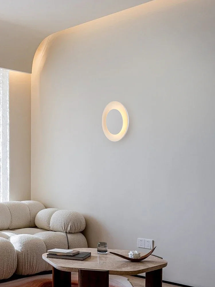 Modern minimalist creative designer LED plaster wall light