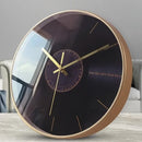 modern metal wall clock, aesthetic and silent
