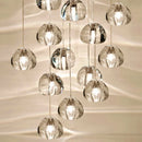 Modern Nordic crystal pendant light for elegant decoration