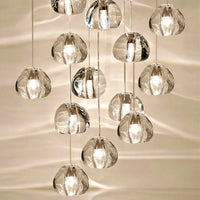 Modern Nordic crystal pendant light for elegant decoration
