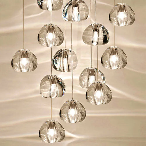 Modern Nordic crystal pendant light for elegant decoration