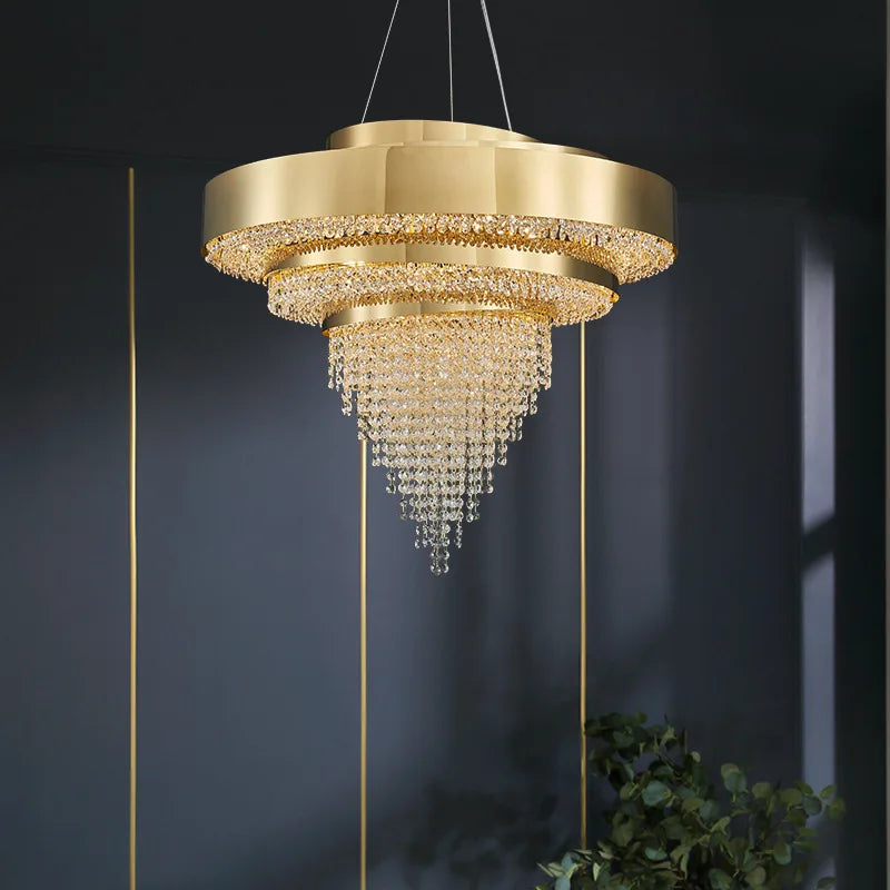 Modern crystal chandelier for elegant decoration
