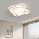 Modern rectangular ceiling light for indoor and outdoor lighting