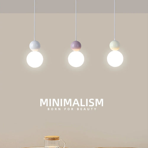 Modern Nordic LED pendant lamp indoor decorative light - vue 7 sur 14