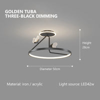 Modern LED ceiling light for decorative indoor lighting