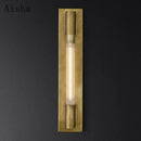 Retro copper chrome black LED wall light for interior decoration