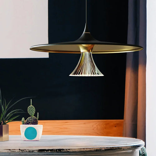 Nordic flying saucer pendant light for indoor lighting - vue 2 sur 8
