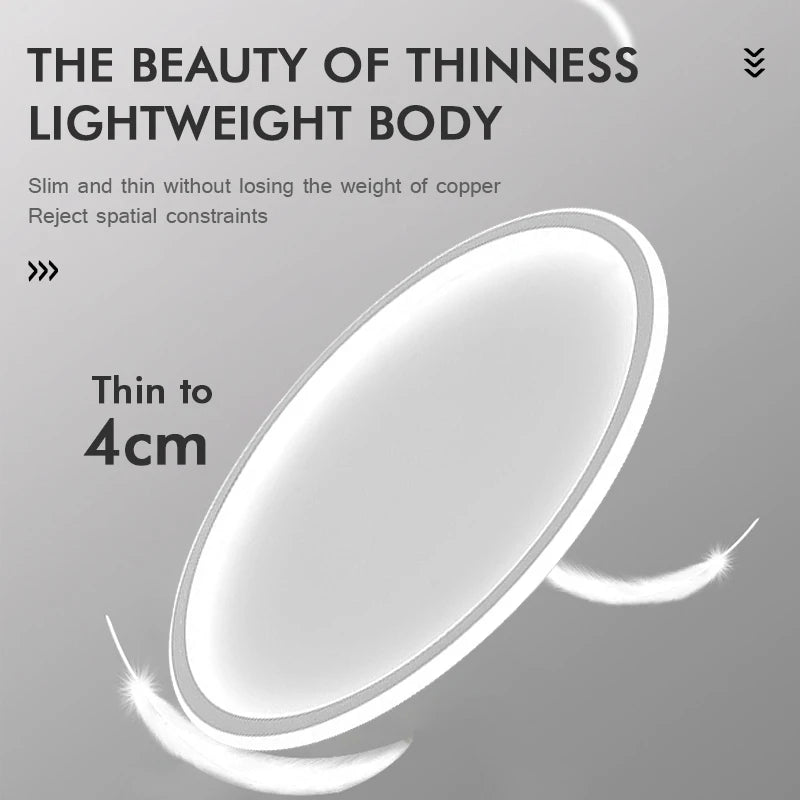 Ultra thin LED ceiling light with creative cloud design, smart lighting - vue 4 sur 26
