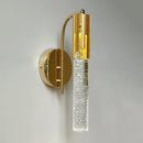 Decorative crystal LED wall light for modern interiors