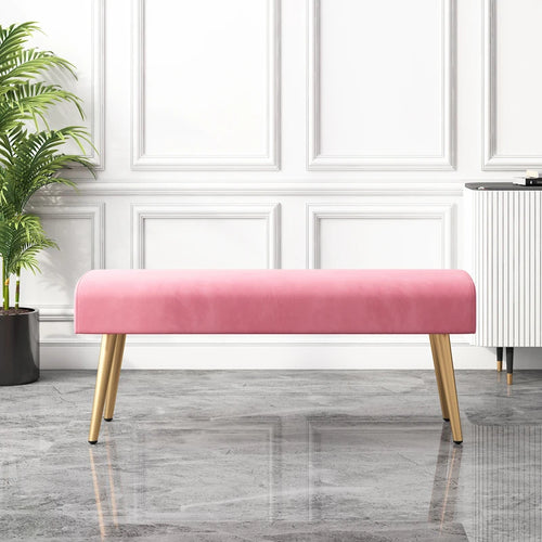 soft shoe bench for entrance hall and living room - vue 3 sur 18