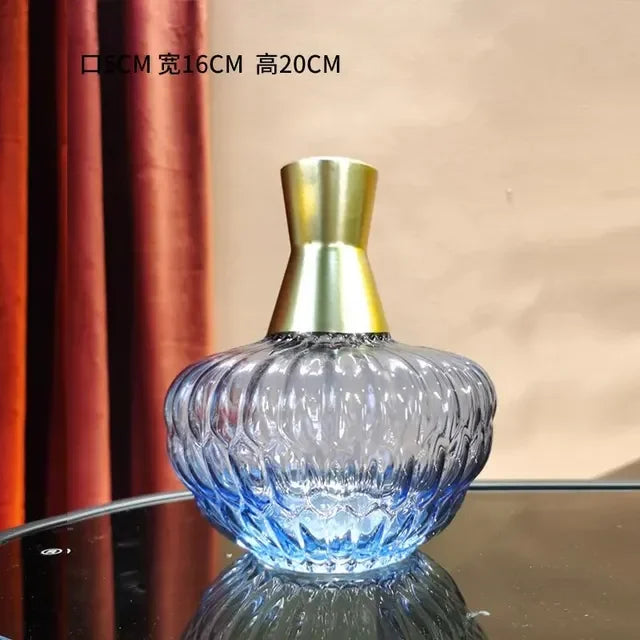 decorative glass vase for modern floral arrangements