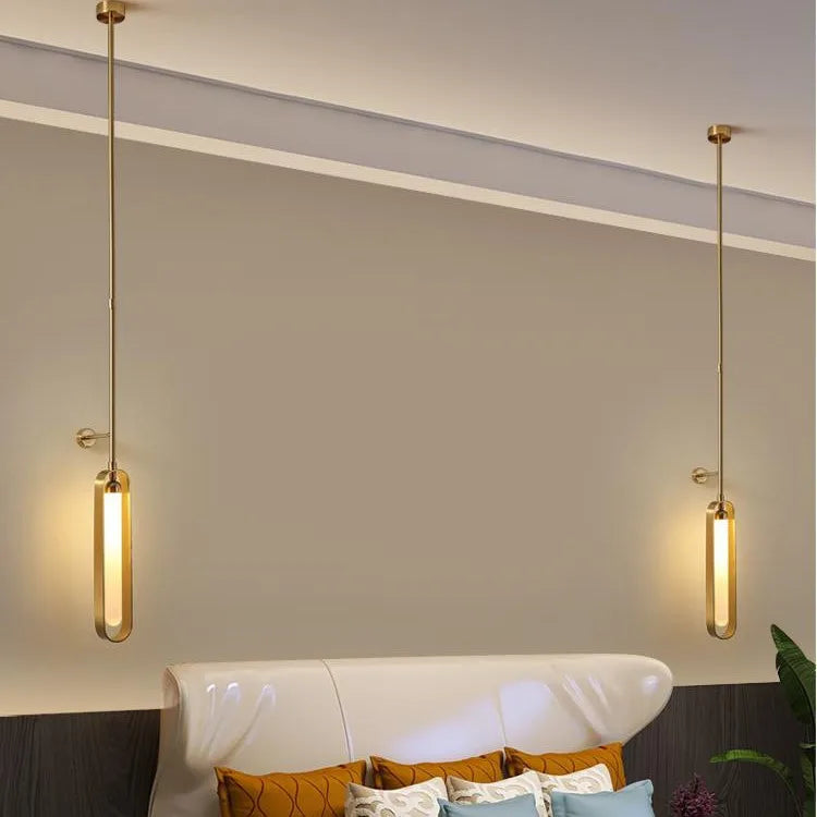Modern vertical LED indoor wall light