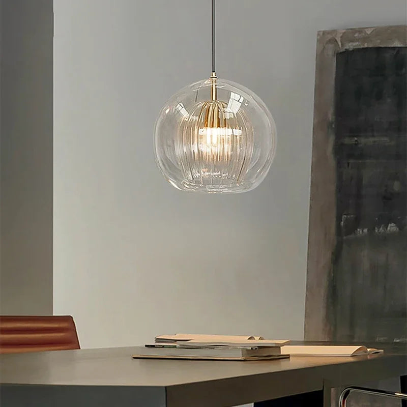 Modern nordic glass pendant light for interior decoration