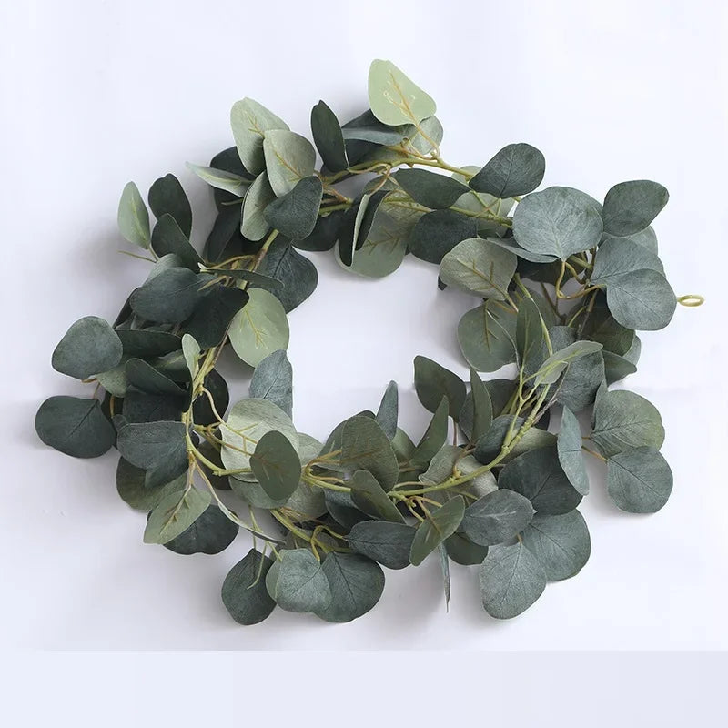 Artificial eucalyptus vines for wedding and event decoration