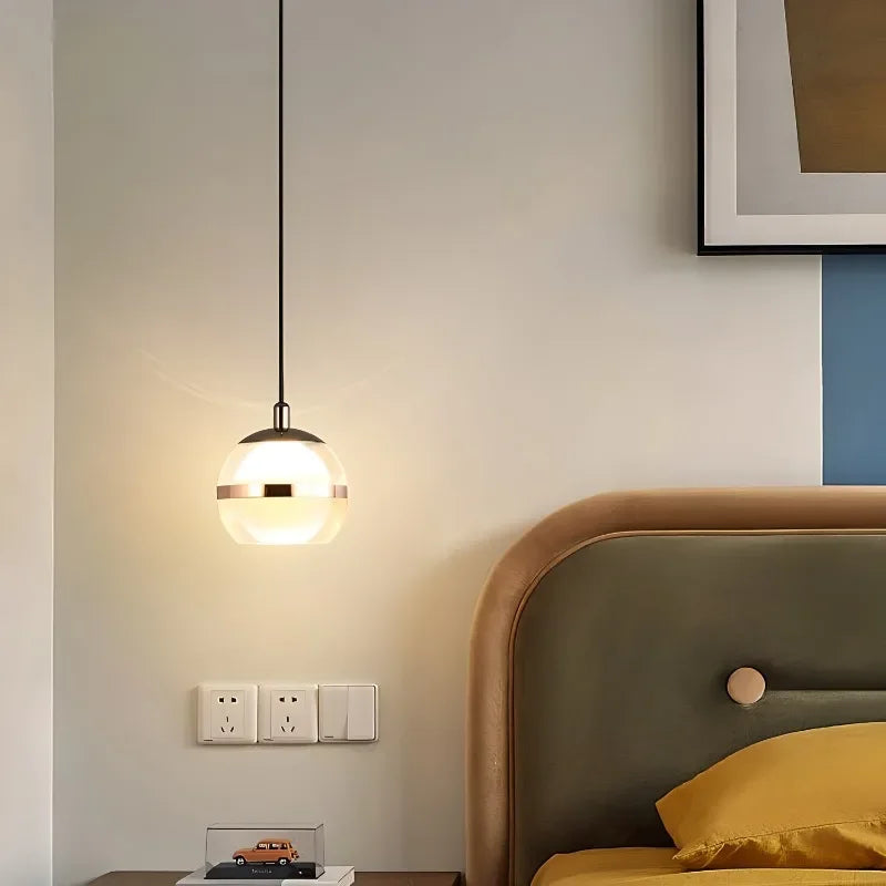 Modern aluminium pendant light for elegant interior decor