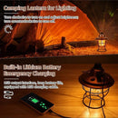 Vintage waterproof camping lantern for hiking and fishing