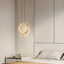Copper LED pendant light for modern décor