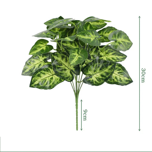 Artificial silk bamboo leaves for elegant decoration - vue 15 sur 32