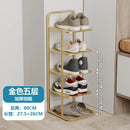 modern metal shoe rack for stylish vertical storage