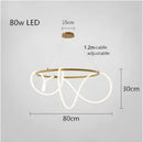 Nordic designer LED dimmable chandelier for indoor use