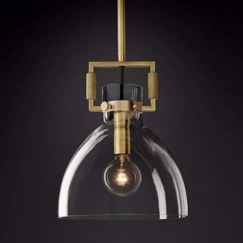 suspension en verre rétro américain style luxe décoratif - vue 11 sur 18