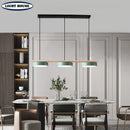 Nordic solid wood chandelier with integrated LED