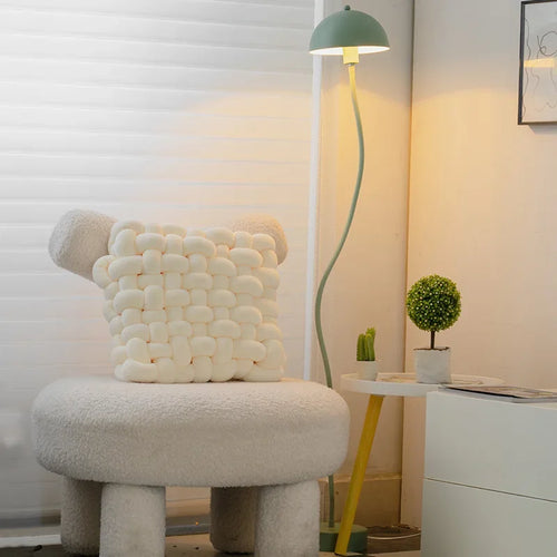 Creative Danish retro floor lamp with floral style and soft ambience - vue 2 sur 6