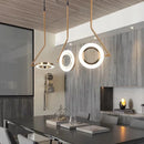 Modern moon ring chandelier pendant light for interior decoration