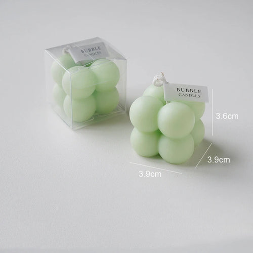 small handmade scented soy wax cube candle - vue 11 sur 17