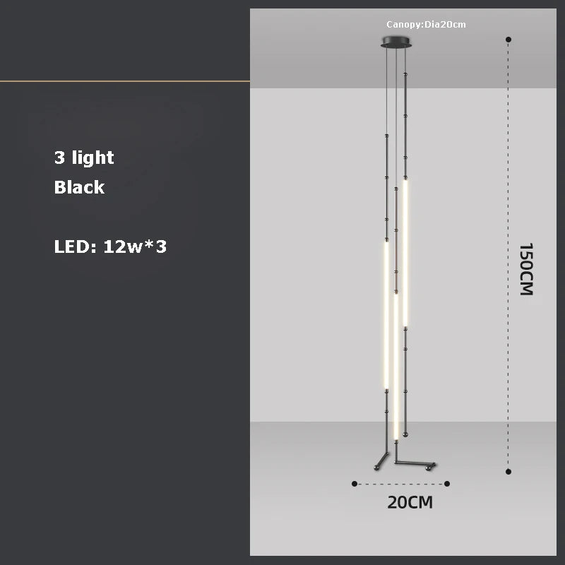 art deco black metal chandelier with LED lighting