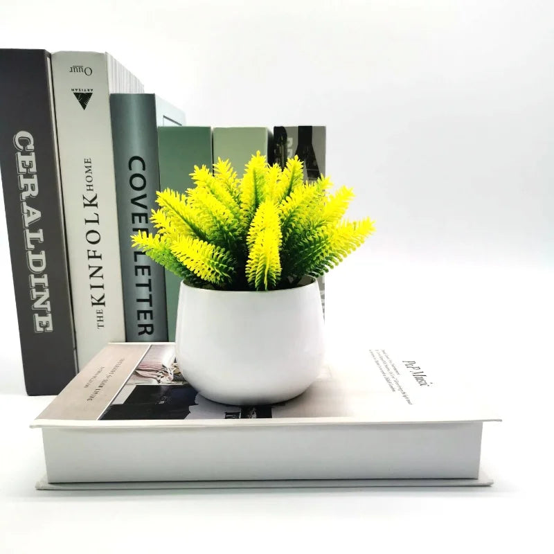 Artificial lavender plants for indoor and office decoration - vue 9 sur 11