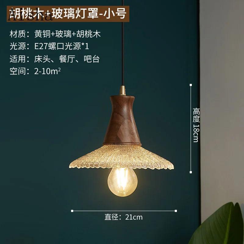 Vintage copper pendant light French style for restaurant and bar - vue 5 sur 7