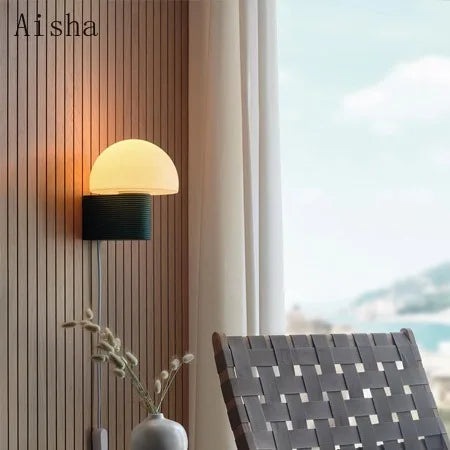 Modern minimalist Nordic style glass wall light - vue 3 sur 6